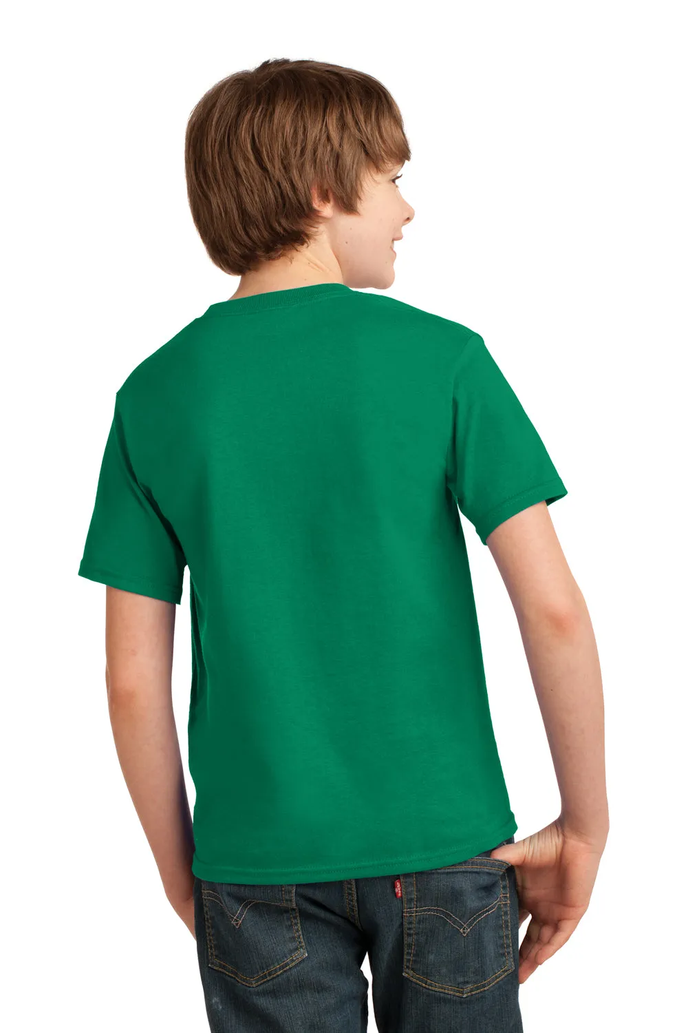 Port & Company Youth Essential Short Sleeve Crewneck T-Shirt - Kelly Green  Buy the latest Clothing Port-Company