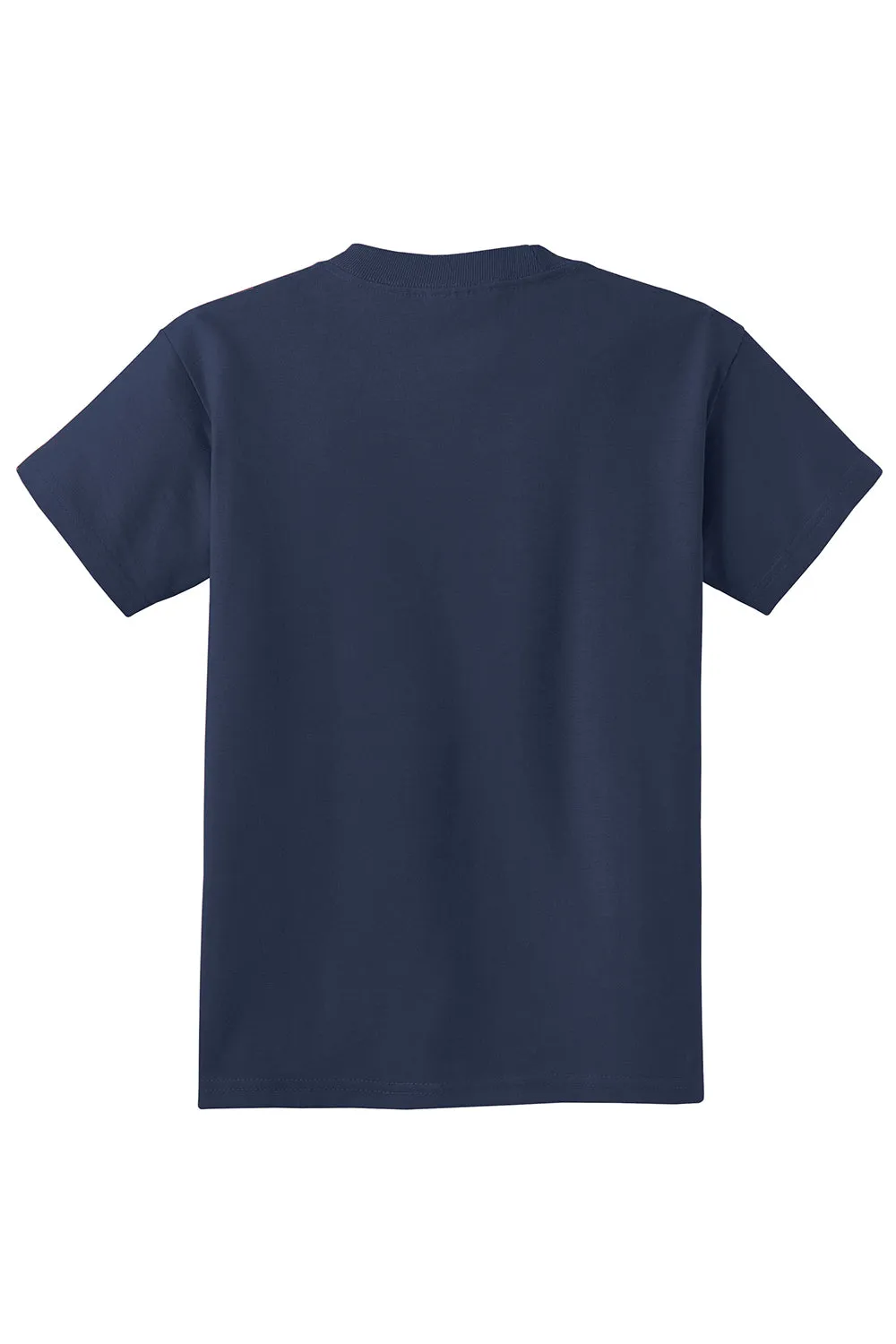 Port & Company Youth Essential Short Sleeve Crewneck T-Shirt - Navy Blue  Buy the latest Clothing Port-Company