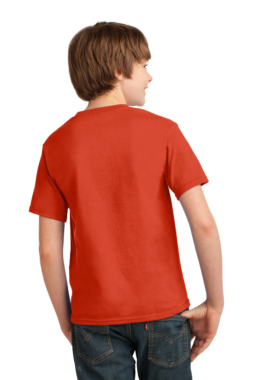 Port & Company Youth Essential Short Sleeve Crewneck T-Shirt - Orange  Buy the latest Clothing Port-Company
