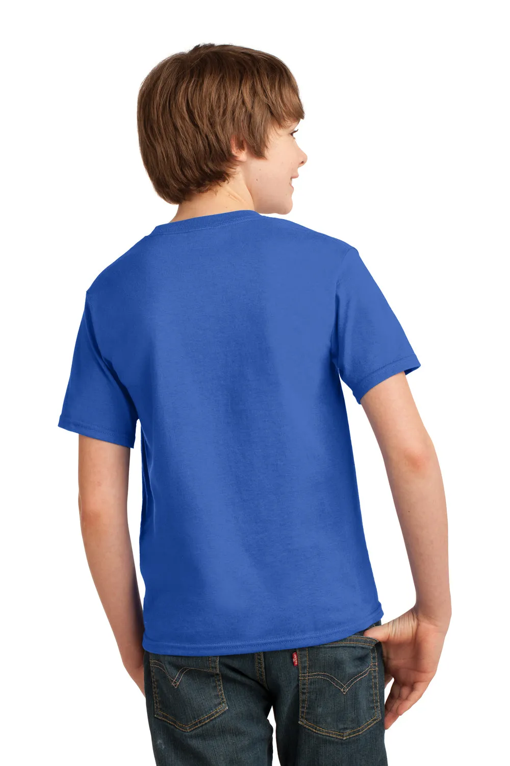 Port & Company Youth Essential Short Sleeve Crewneck T-Shirt - Royal Blue  Buy the latest Clothing Port-Company
