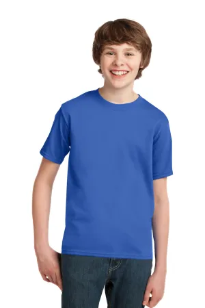 Port & Company Youth Essential Short Sleeve Crewneck T-Shirt - Royal Blue  Buy the latest Clothing Port-Company