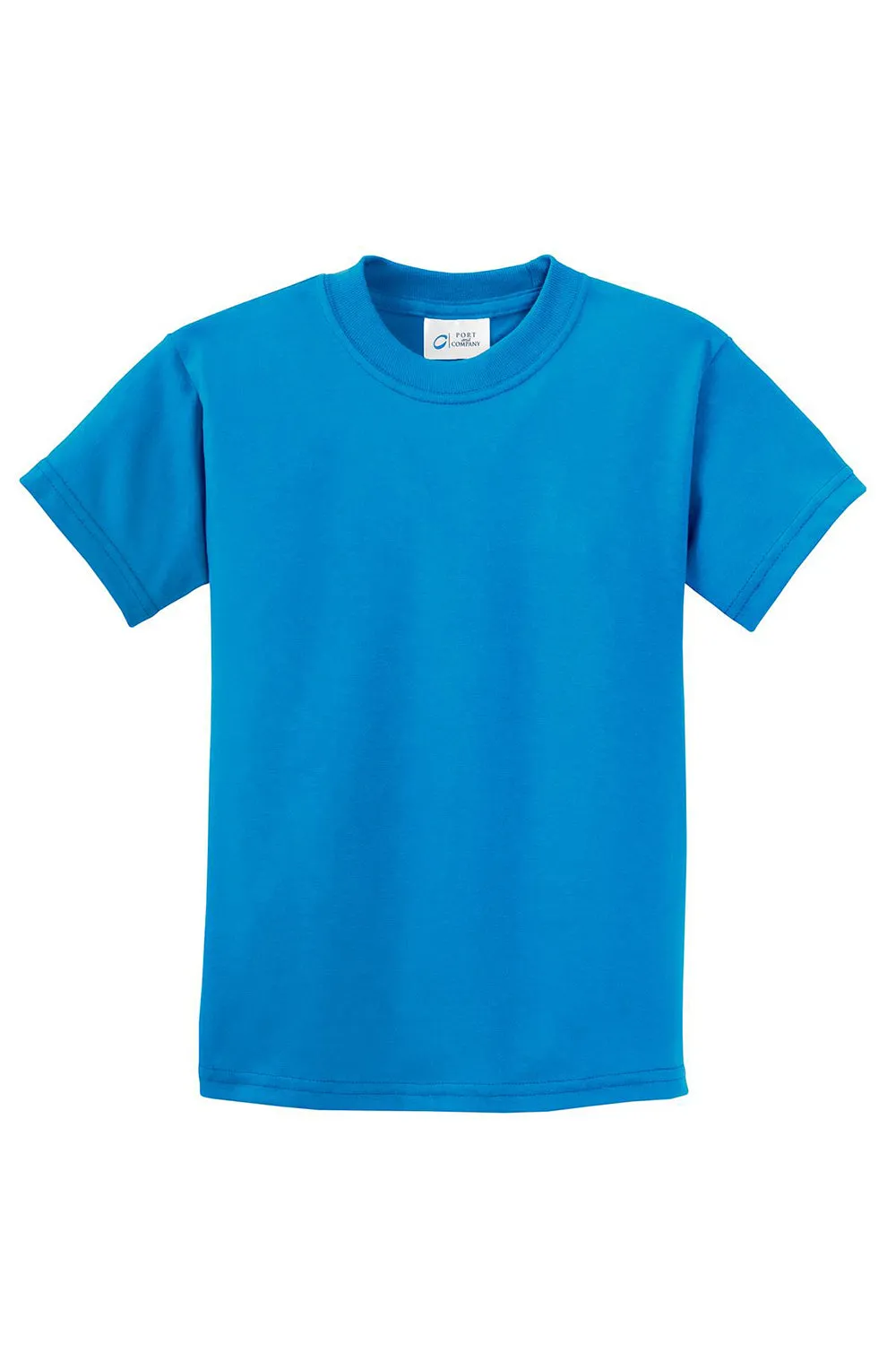 Port & Company Youth Essential Short Sleeve Crewneck T-Shirt - Sapphire Blue  Buy the latest Clothing Port-Company