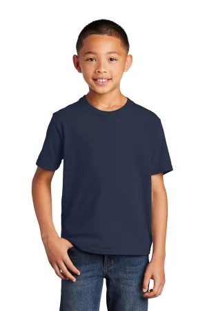 Port & Company Youth Fan Favorite Short Sleeve Crewneck T-Shirt - Deep Navy Blue  Buy the latest Clothing Port-Company