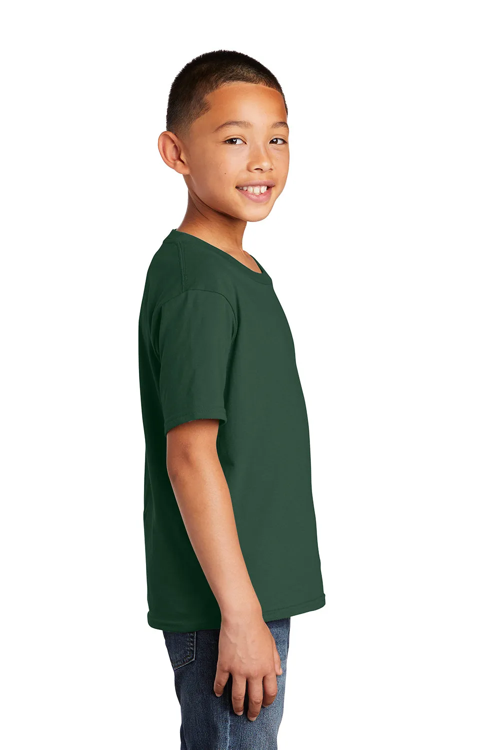 Port & Company Youth Fan Favorite Short Sleeve Crewneck T-Shirt - Forest Green  Buy the latest Clothing Port-Company