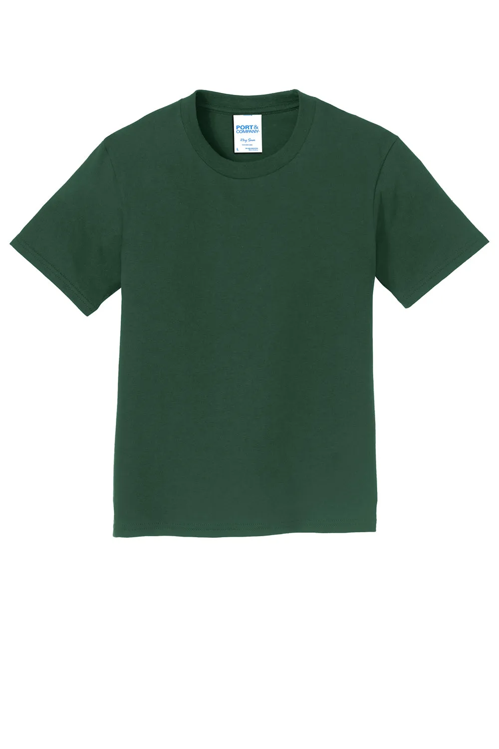 Port & Company Youth Fan Favorite Short Sleeve Crewneck T-Shirt - Forest Green  Buy the latest Clothing Port-Company
