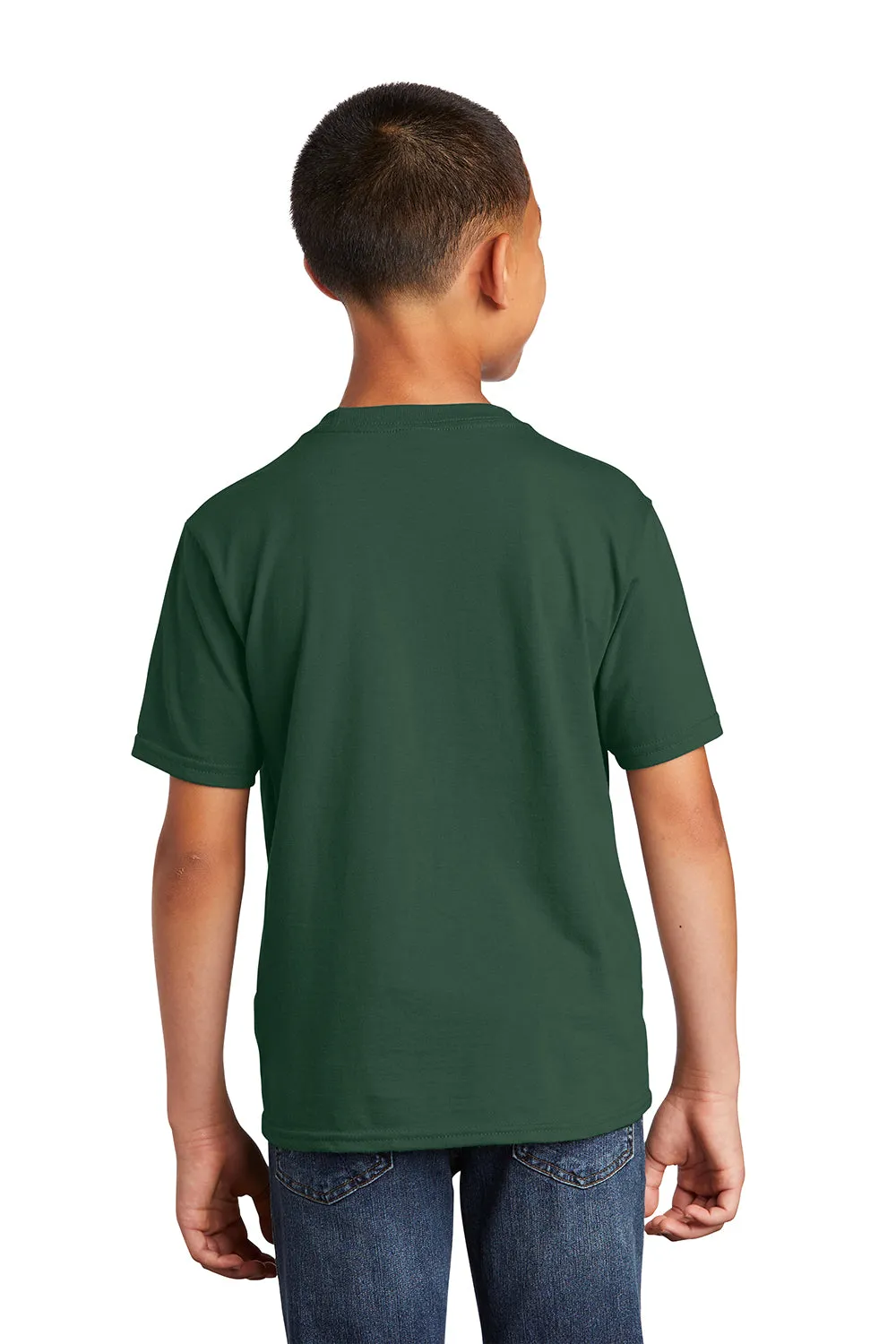 Port & Company Youth Fan Favorite Short Sleeve Crewneck T-Shirt - Forest Green  Buy the latest Clothing Port-Company