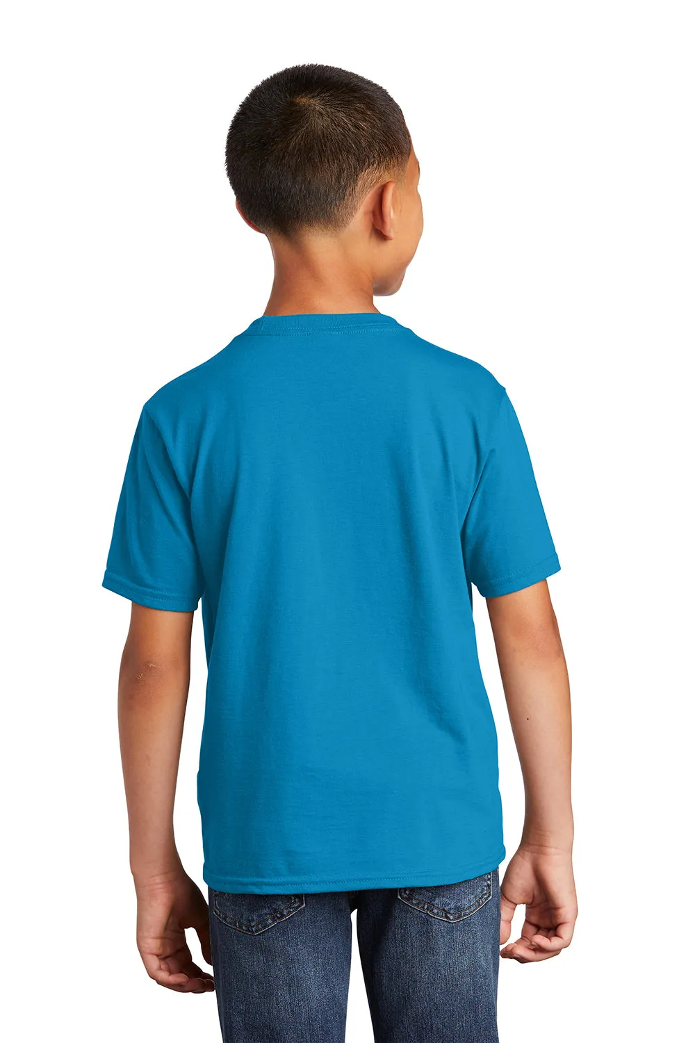 Port & Company Youth Fan Favorite Short Sleeve Crewneck T-Shirt - Sapphire Blue  Buy the latest Clothing Port-Company