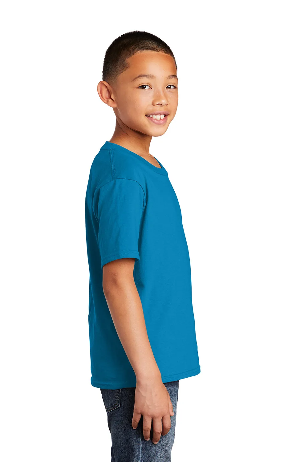 Port & Company Youth Fan Favorite Short Sleeve Crewneck T-Shirt - Sapphire Blue  Buy the latest Clothing Port-Company