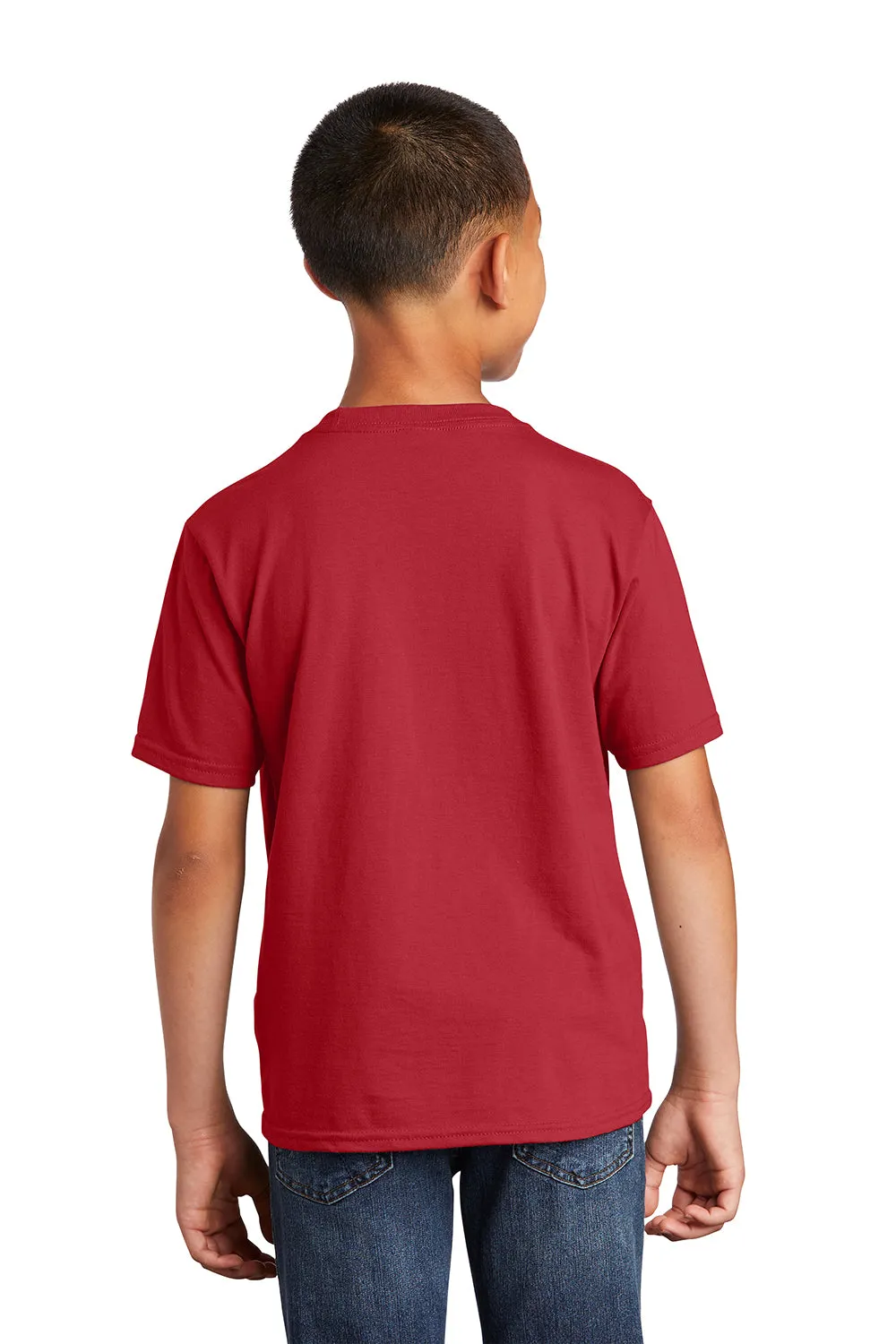 Port & Company Youth Fan Favorite Short Sleeve Crewneck T-Shirt - Team Cardinal Red  Buy the latest Clothing Port-Company