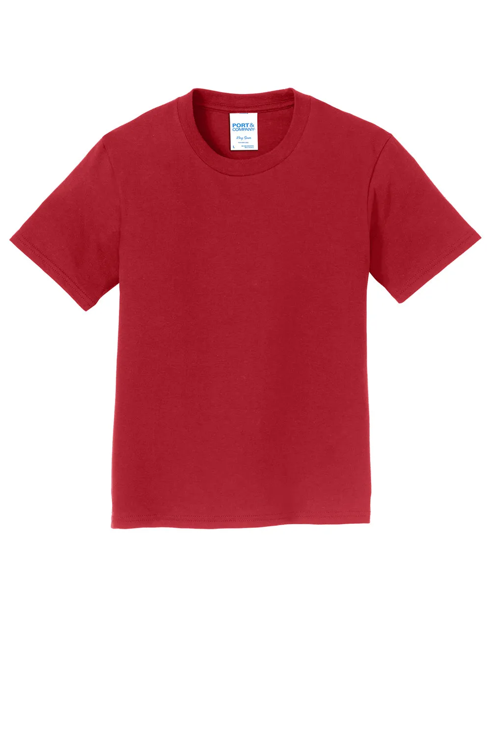 Port & Company Youth Fan Favorite Short Sleeve Crewneck T-Shirt - Team Cardinal Red  Buy the latest Clothing Port-Company