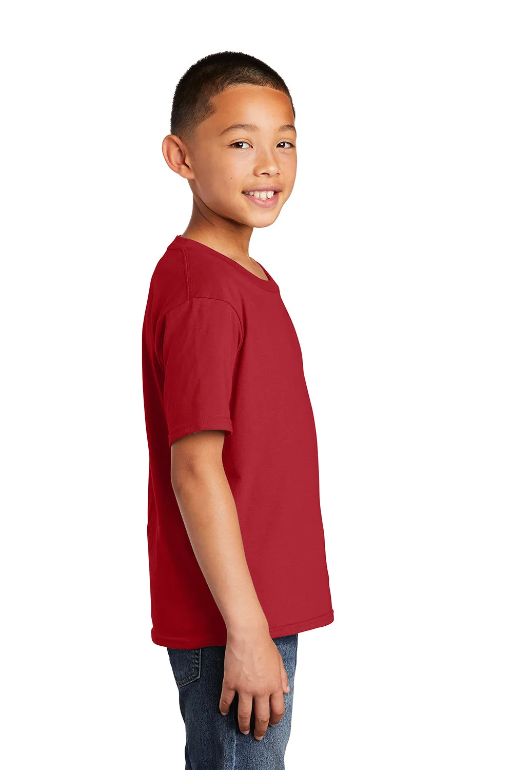 Port & Company Youth Fan Favorite Short Sleeve Crewneck T-Shirt - Team Cardinal Red  Buy the latest Clothing Port-Company