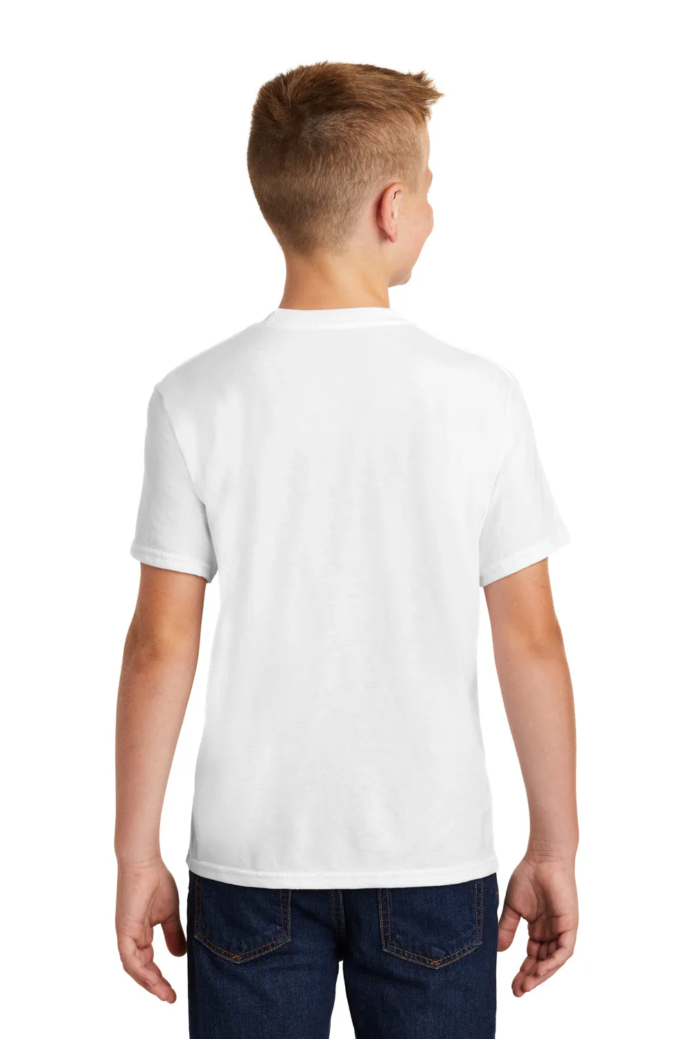 Port & Company Youth Fan Favorite Short Sleeve Crewneck T-Shirt - White  Buy the latest Clothing Port-Company