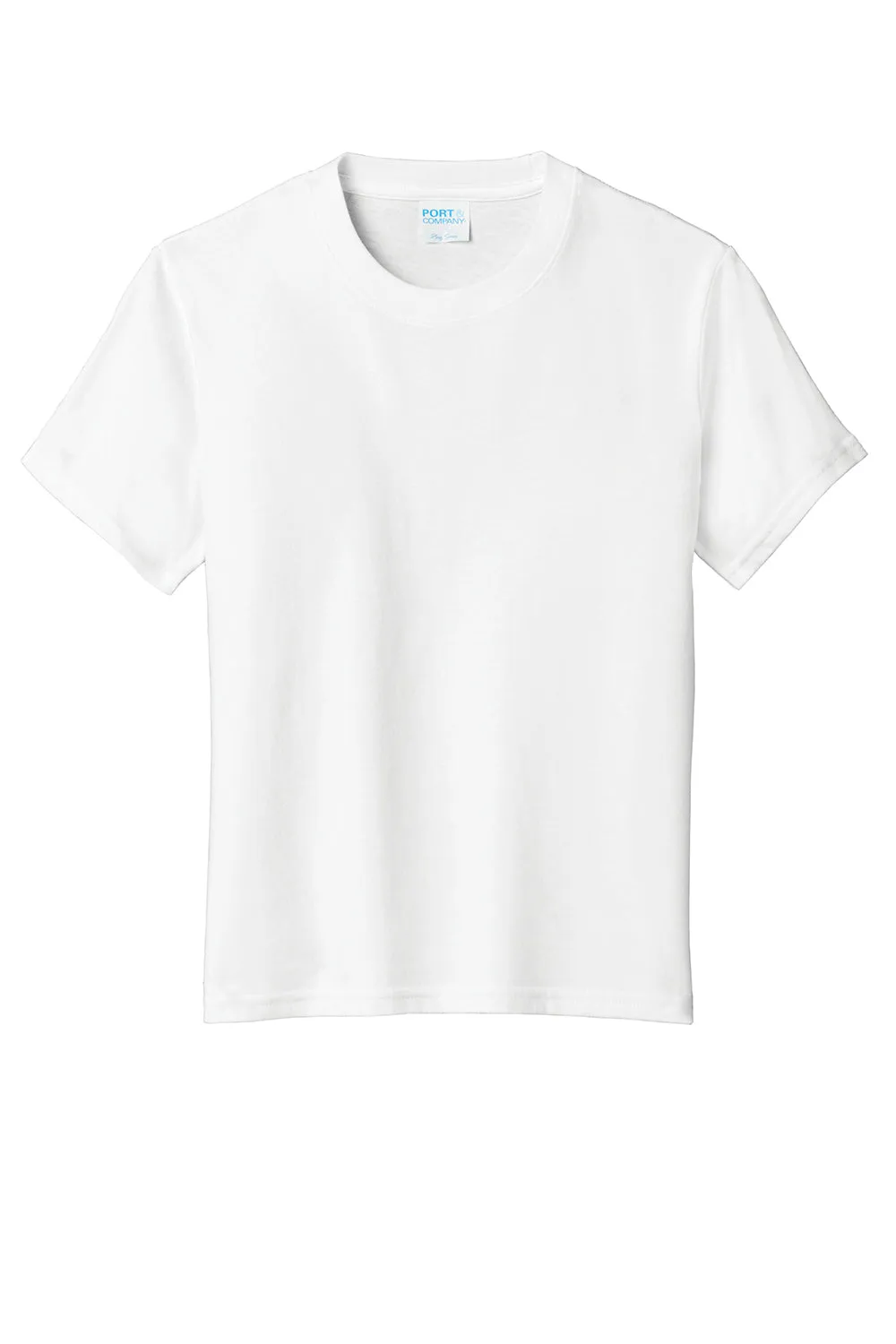 Port & Company Youth Fan Favorite Short Sleeve Crewneck T-Shirt - White  Buy the latest Clothing Port-Company