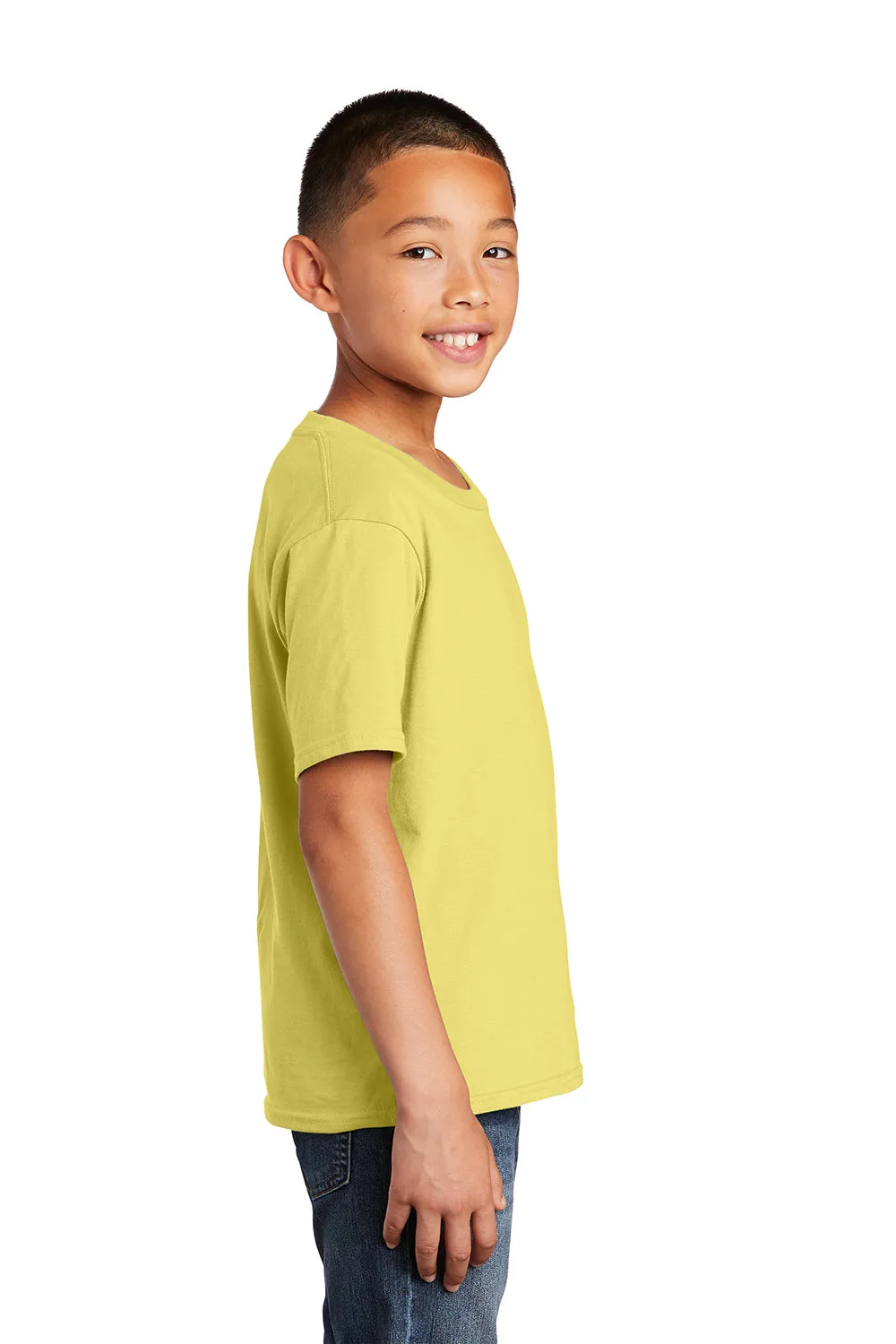 Port & Company Youth Fan Favorite Short Sleeve Crewneck T-Shirt - Yellow  Buy the latest Clothing Port-Company