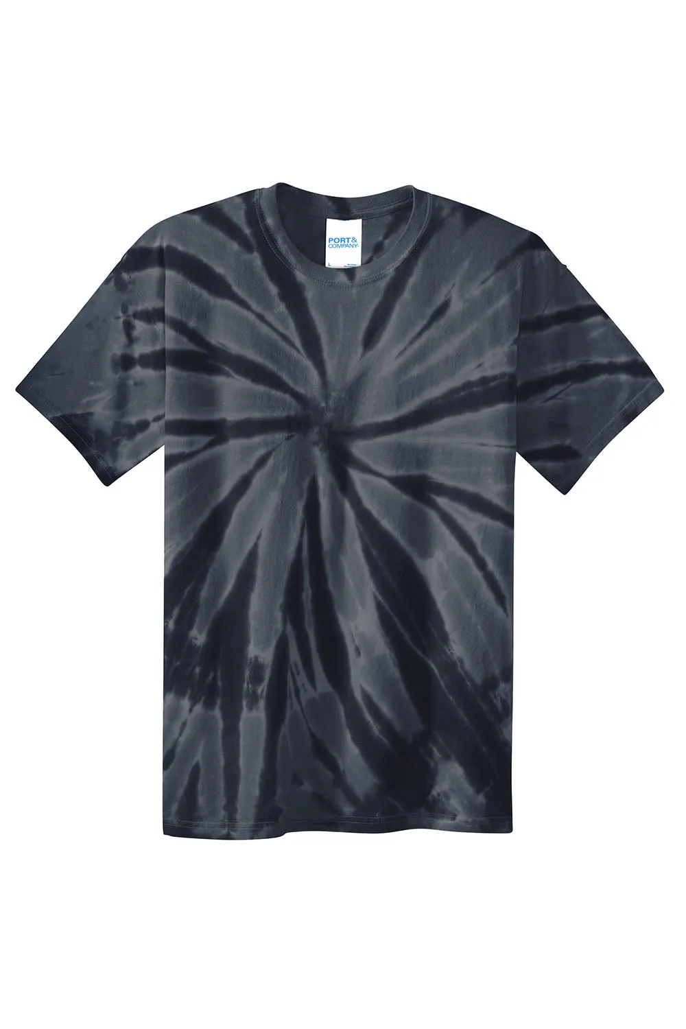 Port & Company Youth Tie-Dye Short Sleeve Crewneck T-Shirt - Black  Buy the latest Clothing Port-Company