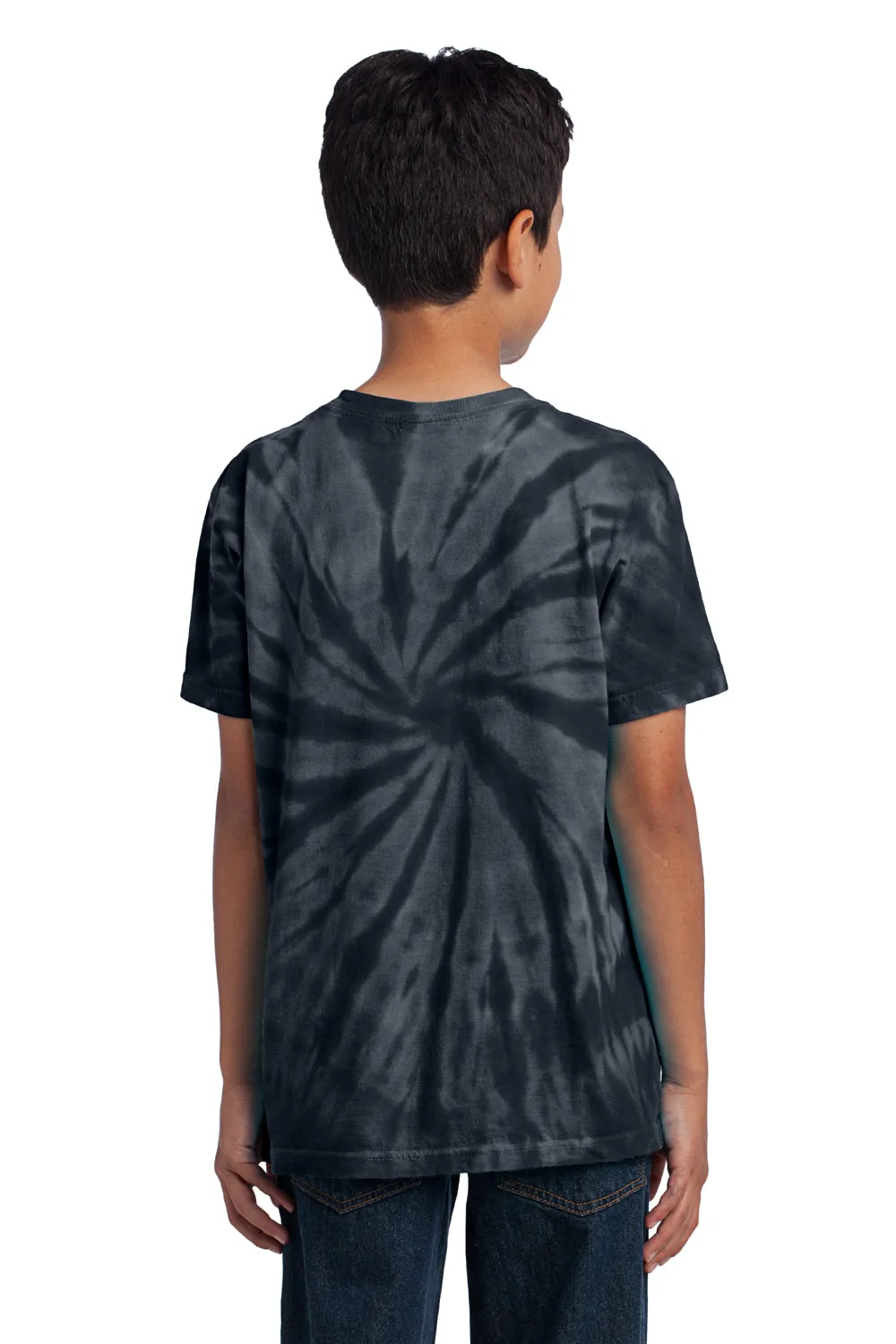 Port & Company Youth Tie-Dye Short Sleeve Crewneck T-Shirt - Black  Buy the latest Clothing Port-Company