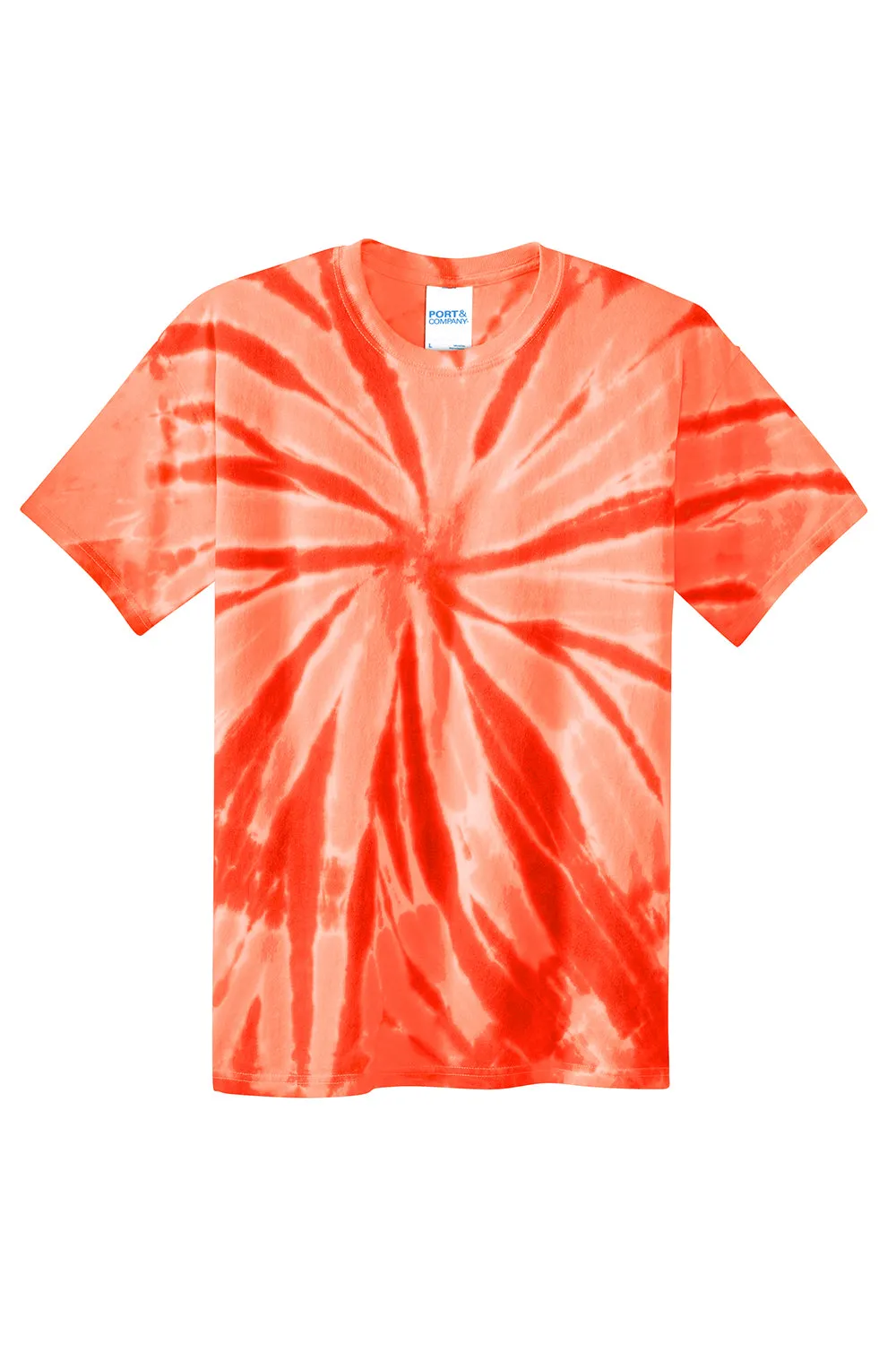 Port & Company Youth Tie-Dye Short Sleeve Crewneck T-Shirt - Orange  Buy the latest Clothing Port-Company