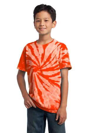 Port & Company Youth Tie-Dye Short Sleeve Crewneck T-Shirt - Orange  Buy the latest Clothing Port-Company