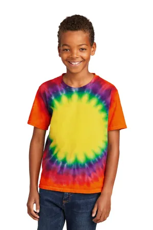 Port & Company Youth Tie-Dye Short Sleeve Crewneck T-Shirt - Rainbow  Buy the latest Clothing Port-Company