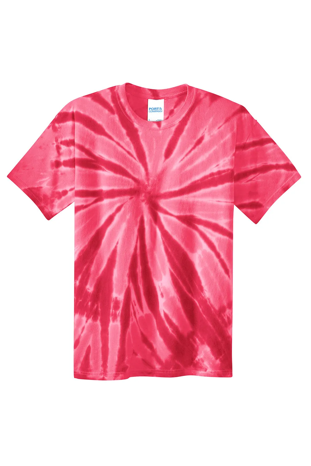 Port & Company Youth Tie-Dye Short Sleeve Crewneck T-Shirt - Red  Buy the latest Clothing Port-Company
