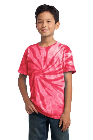 Port & Company Youth Tie-Dye Short Sleeve Crewneck T-Shirt - Red  Buy the latest Clothing Port-Company