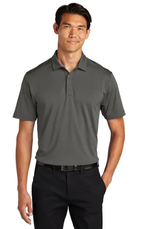 Port Authority Mens C-Free Performance Moisture Wicking Short Sleeve Polo Shirt - Steel Grey  Premium quality Clothing Port-Authority