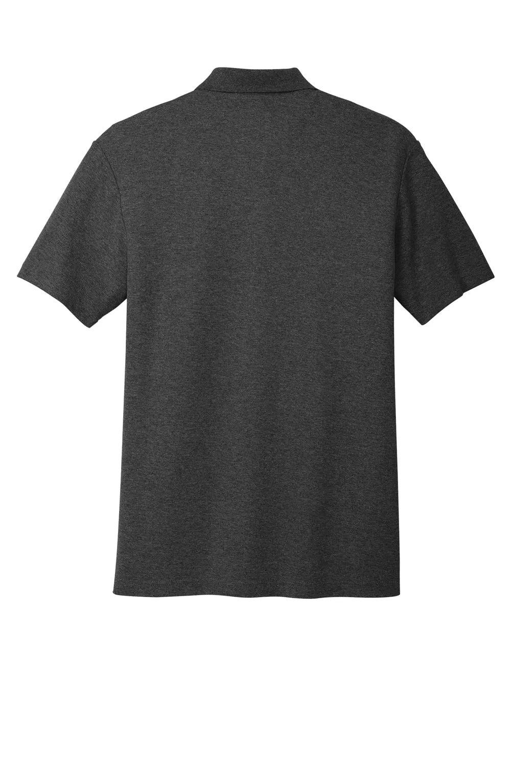 Port Authority Mens C-FREE Pique Short Sleeve Polo Shirt - Heather Charcoal Grey  Premium quality Clothing Port-Authority