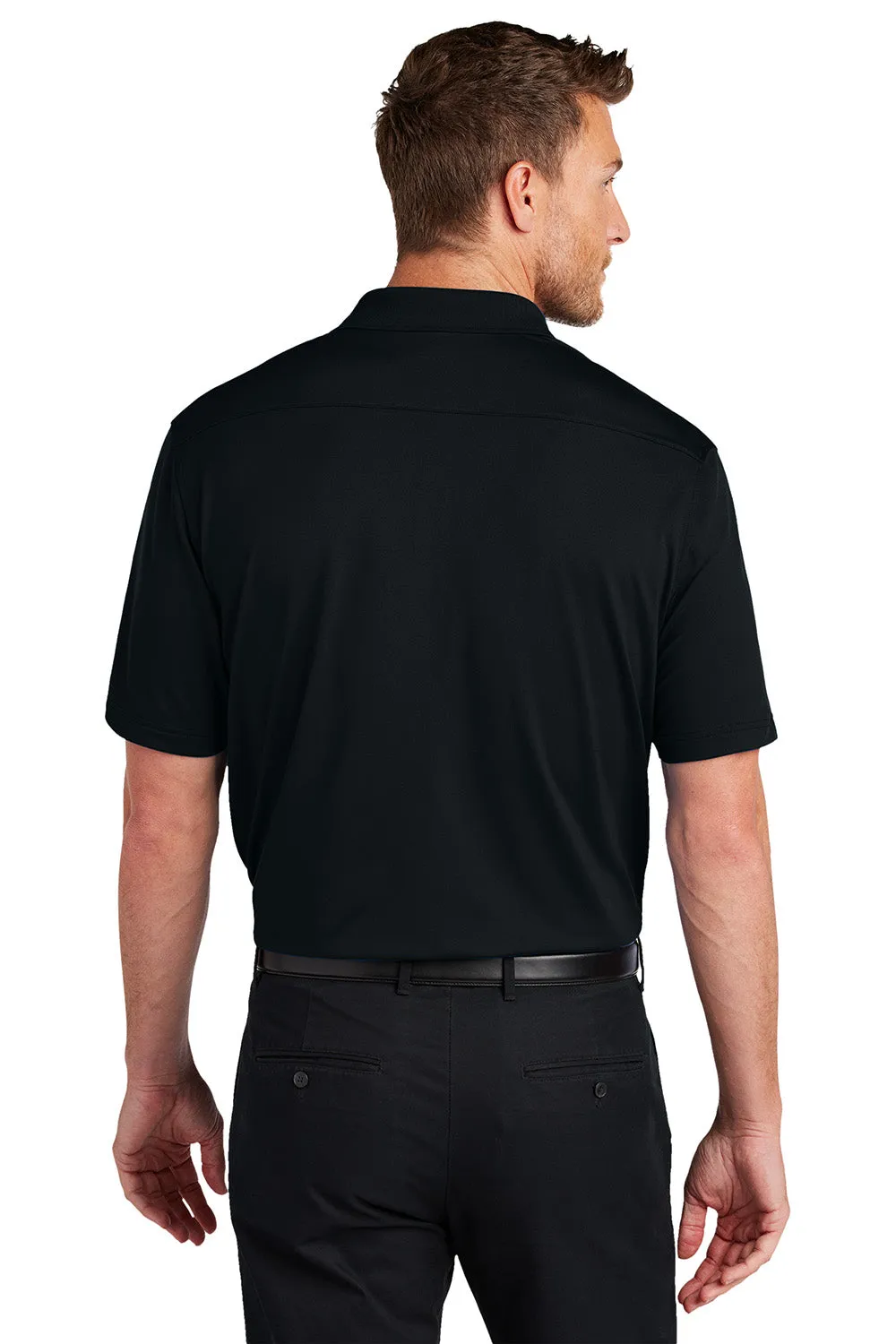Port Authority Mens City Easy Care Moisture Wicking Short Sleeve Polo Shirt - Black  Premium quality Clothing Port-Authority