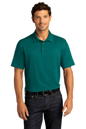 Port Authority Mens City Moisture Wicking Short Sleeve Polo Shirt - Dark Teal Green  Premium quality Clothing Port-Authority