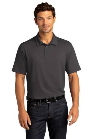 Port Authority Mens City Moisture Wicking Short Sleeve Polo Shirt - Graphite Grey  Premium quality Clothing Port-Authority