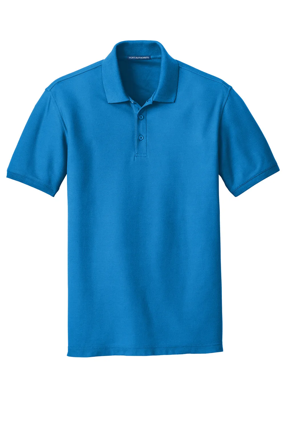 Port Authority Mens Core Classic Short Sleeve Polo Shirt - Coastal Blue  Premium quality Clothing Port-Authority