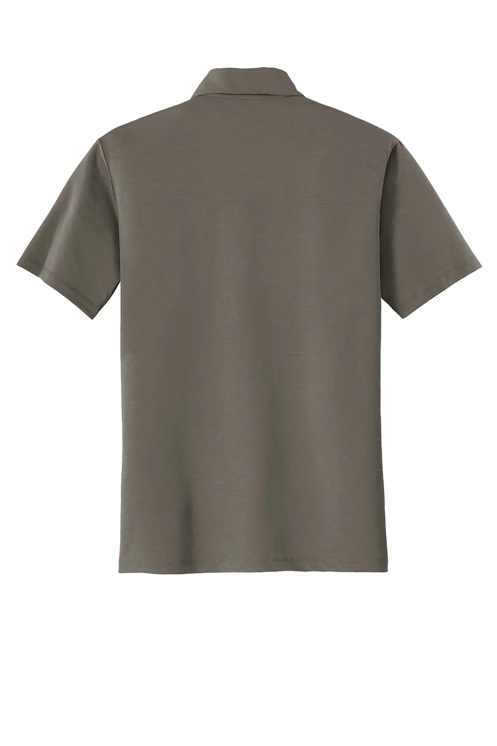 Port Authority Mens Cotton Touch Performance Moisture Wicking Short Sleeve Polo Shirt - Smoke Grey - Closeout  Premium quality Clothing Port-Authority