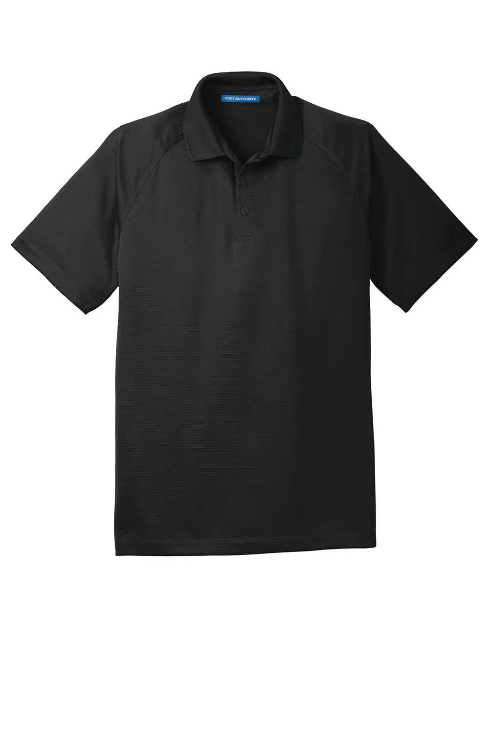 Port Authority Mens Crossover Moisture Wicking Short Sleeve Polo Shirt - Black  Premium quality Clothing Port-Authority