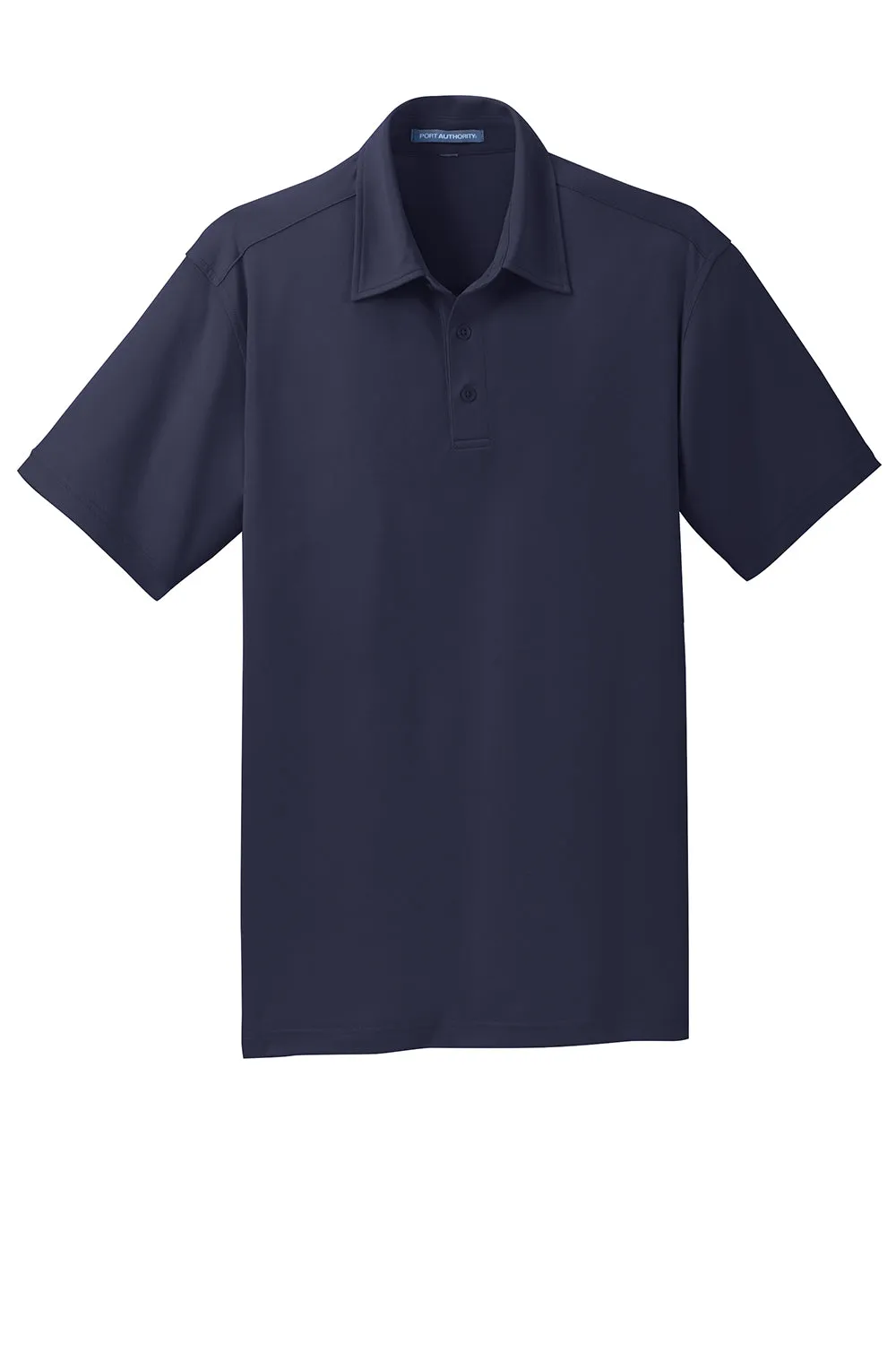 Port Authority Mens Dimension Moisture Wicking Short Sleeve Polo Shirt - Dark Navy Blue - Closeout  Premium quality Clothing Port-Authority