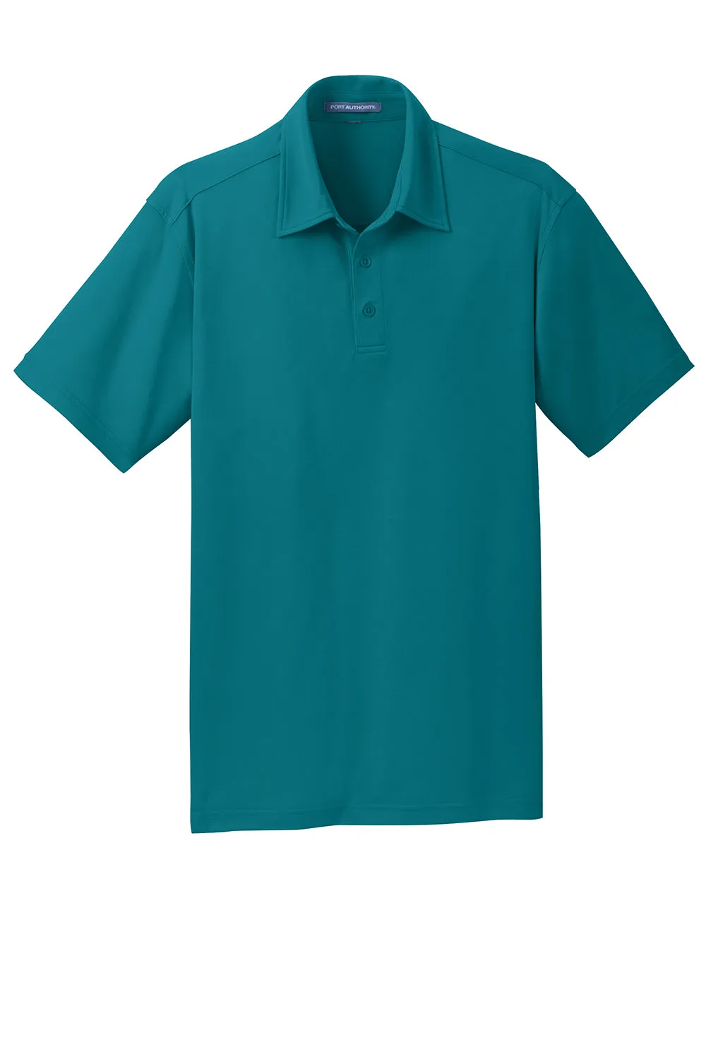 Port Authority Mens Dimension Moisture Wicking Short Sleeve Polo Shirt - Dark Teal Green - Closeout  Premium quality Clothing Port-Authority