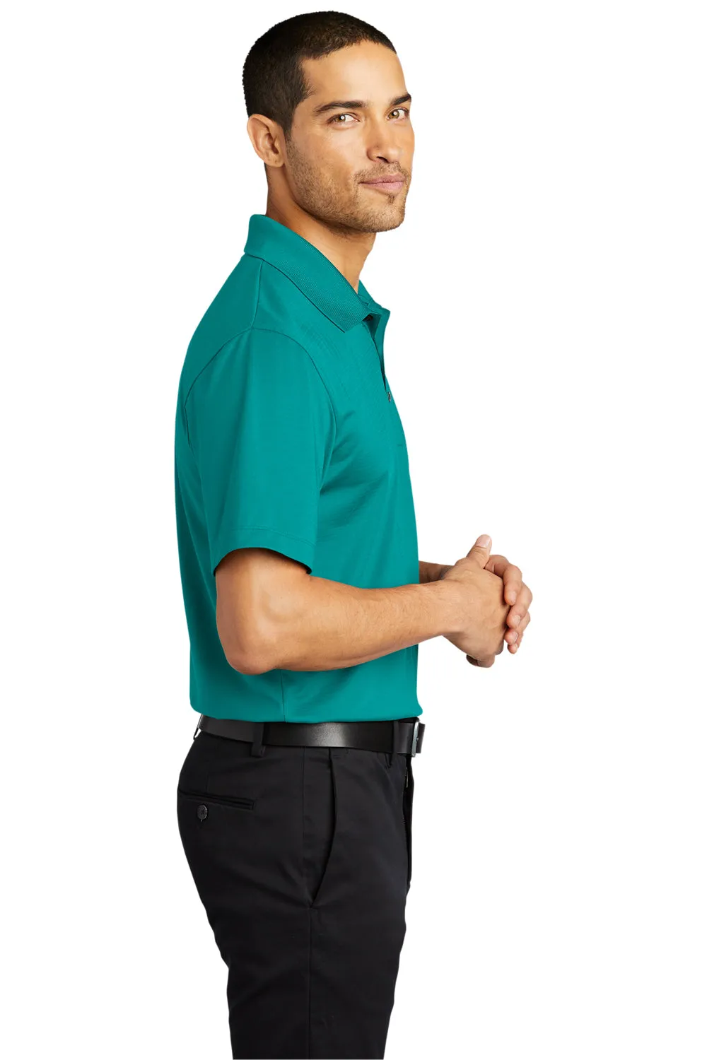 Port Authority Mens Eclipse Moisture Wicking Short Sleeve Polo Shirt - Tropic Blue  Premium quality Clothing Port-Authority
