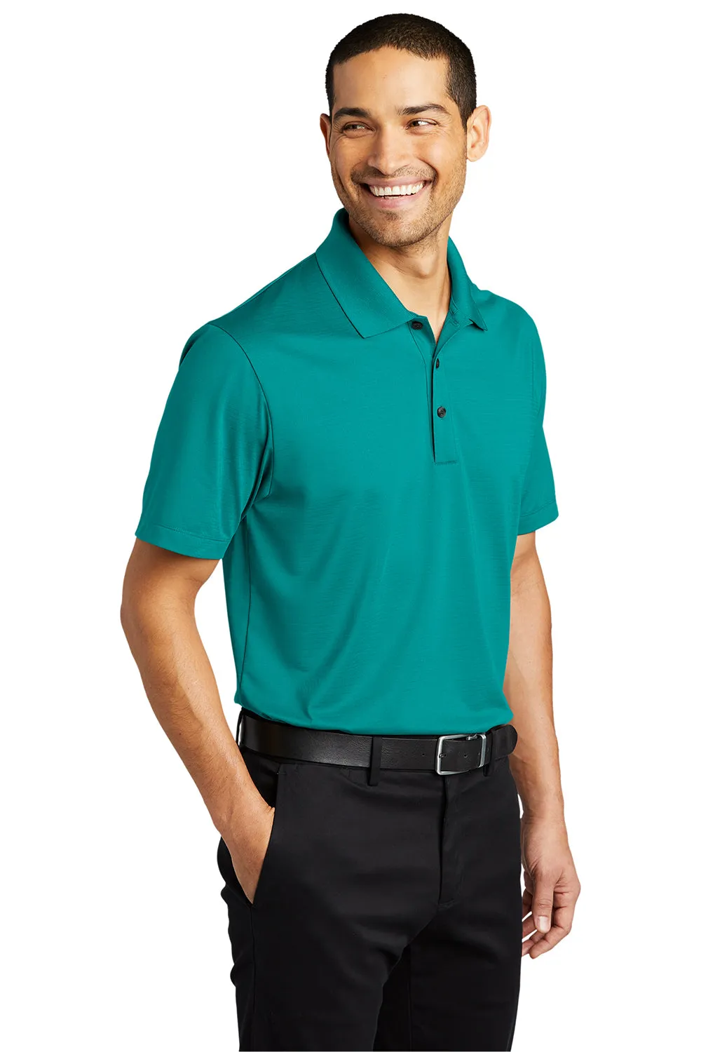 Port Authority Mens Eclipse Moisture Wicking Short Sleeve Polo Shirt - Tropic Blue  Premium quality Clothing Port-Authority