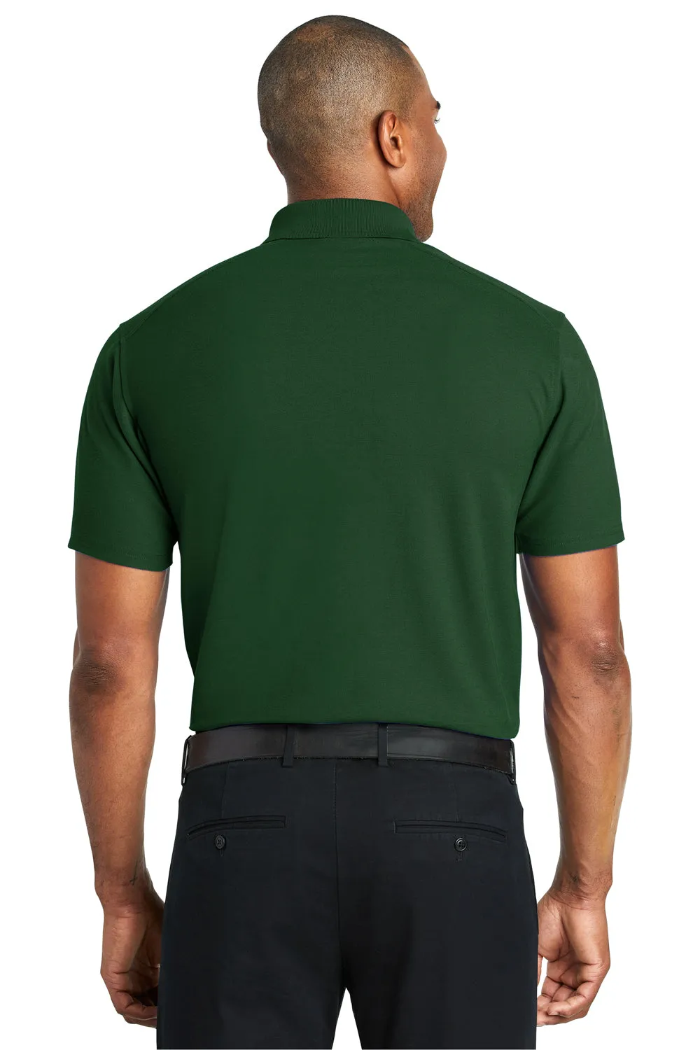 Port Authority Mens EZPerformance Moisture Wicking Short Sleeve Polo Shirt - Deep Forest Green - Closeout  Premium quality Clothing Port-Authority