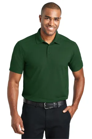 Port Authority Mens EZPerformance Moisture Wicking Short Sleeve Polo Shirt - Deep Forest Green - Closeout  Premium quality Clothing Port-Authority