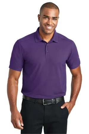 Port Authority Mens EZPerformance Moisture Wicking Short Sleeve Polo Shirt - Majestic Purple - Closeout  Premium quality Clothing Port-Authority