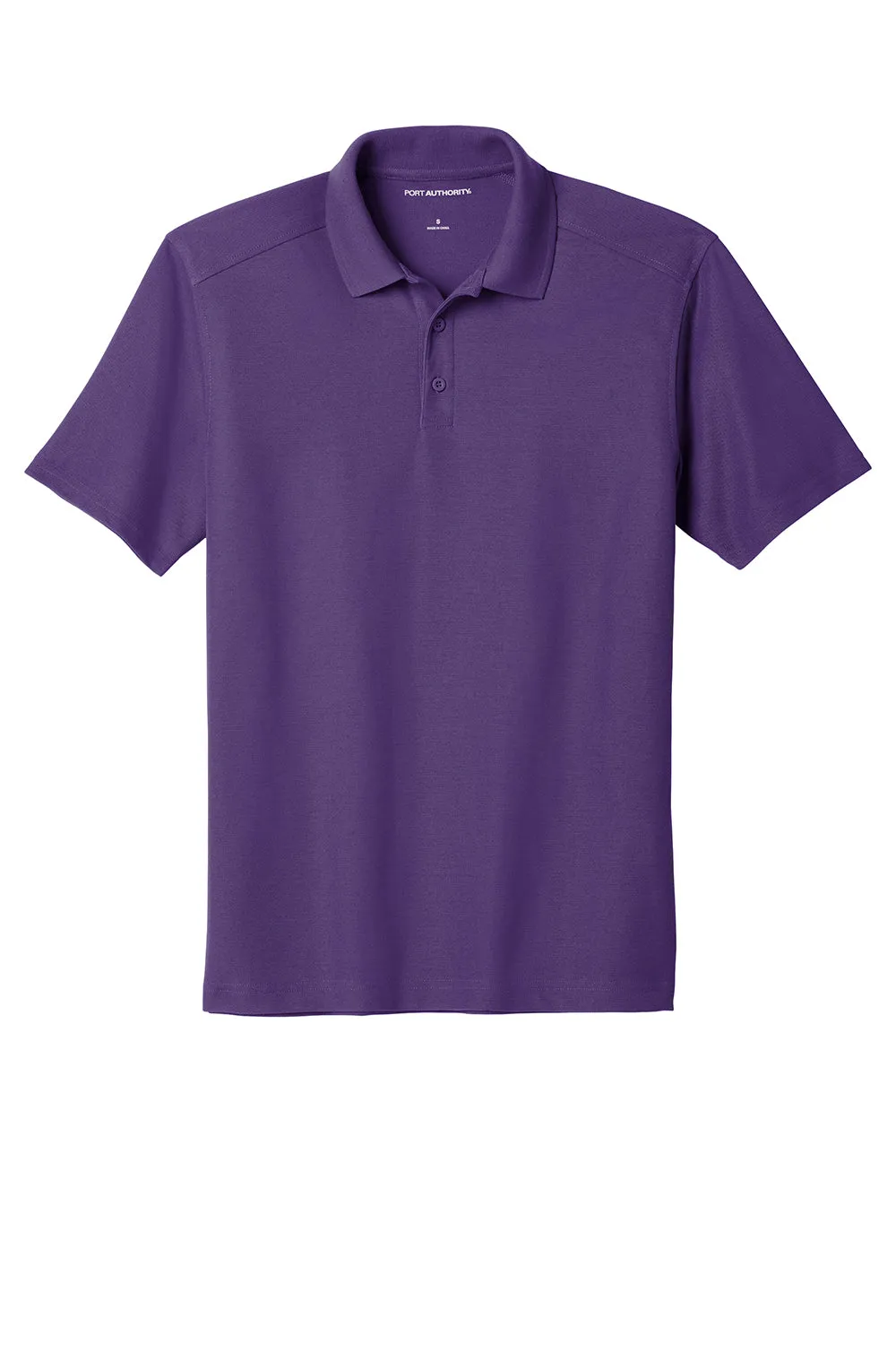 Port Authority Mens EZPerformance Moisture Wicking Short Sleeve Polo Shirt - Majestic Purple - Closeout  Premium quality Clothing Port-Authority