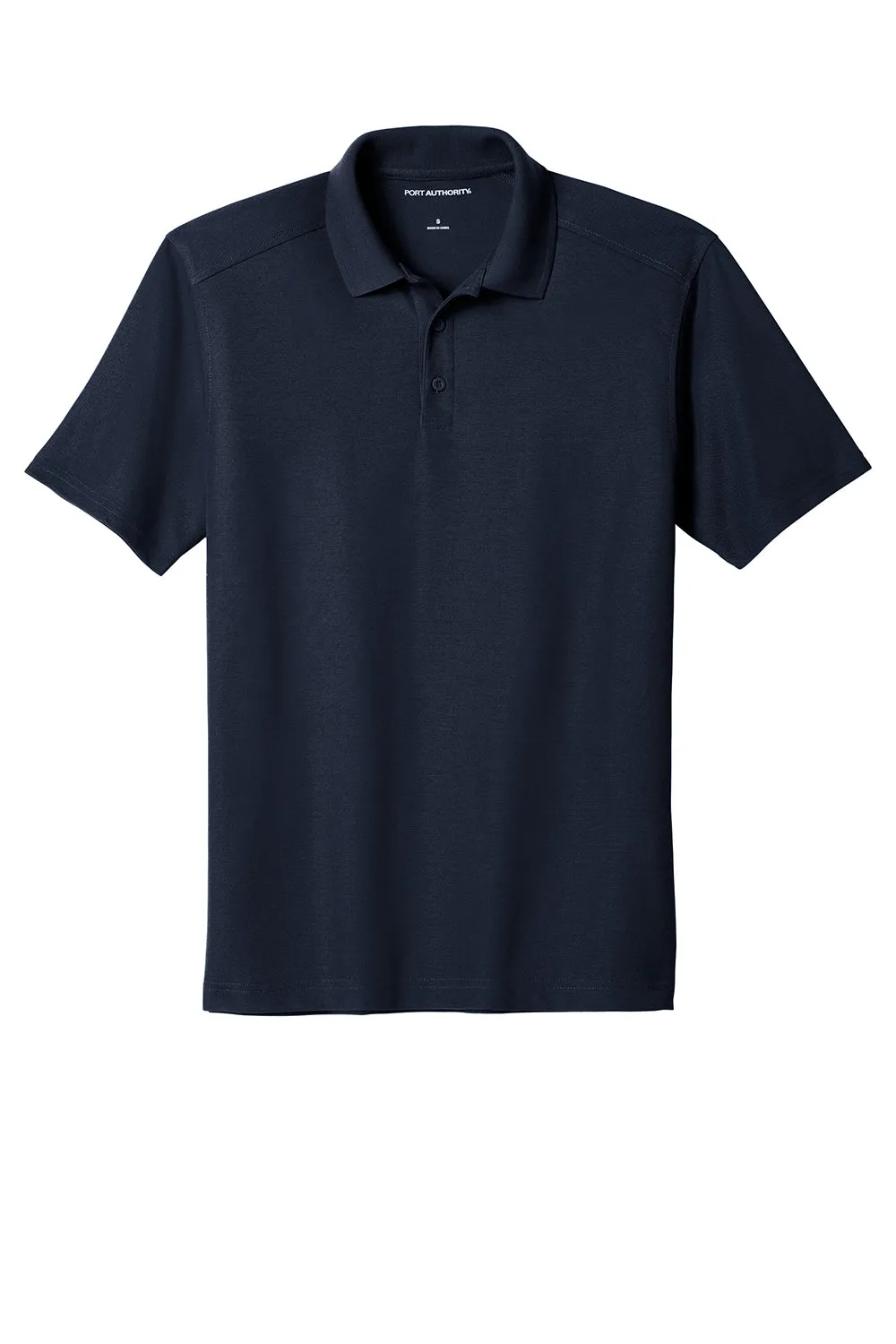 Port Authority Mens EZPerformance Moisture Wicking Short Sleeve Polo Shirt - Navy Blue  Premium quality Clothing Port-Authority