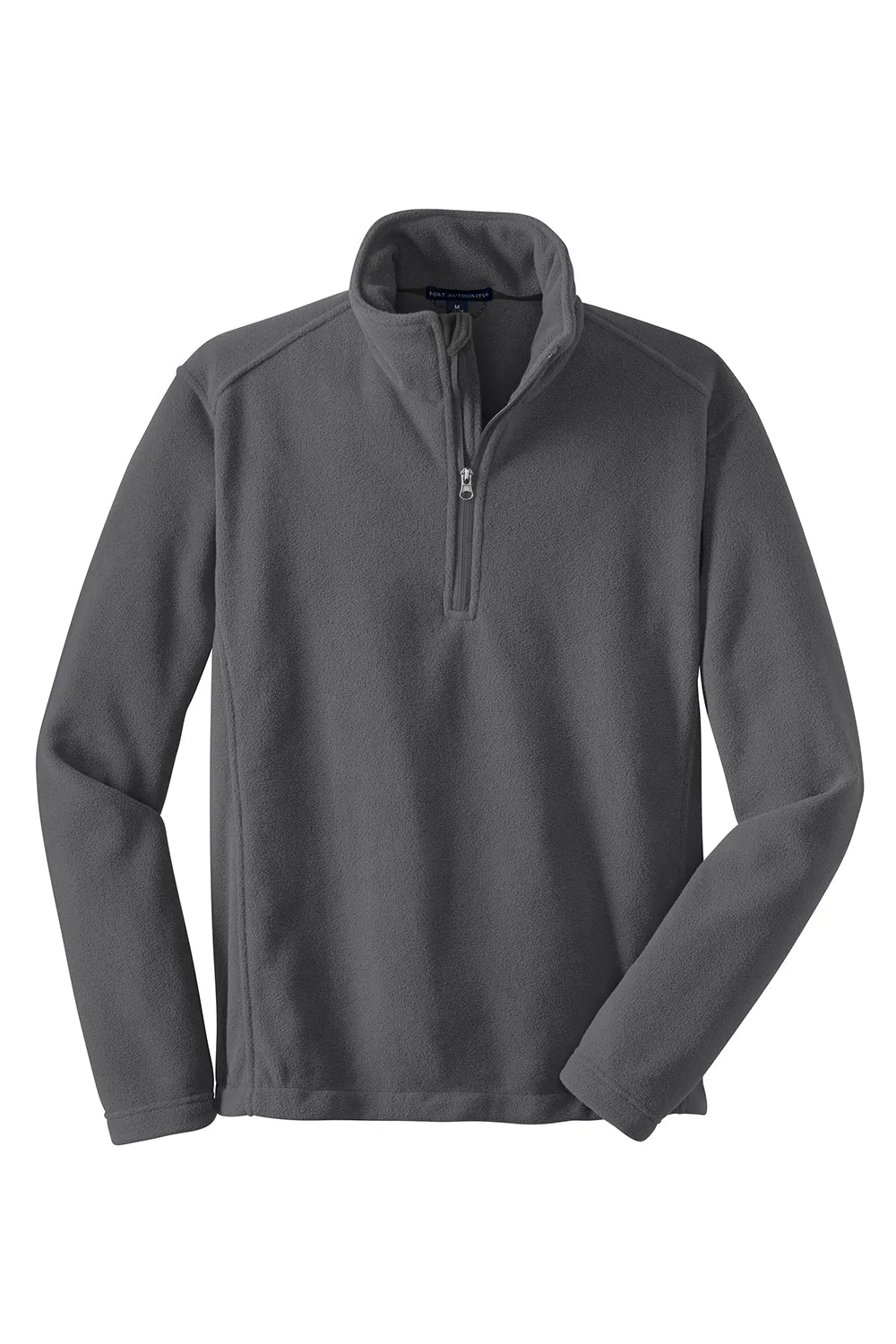 Port Authority Mens Fleece 1/4 Zip Sweatshirt - Iron Grey  Premium quality Clothing Port-Authority