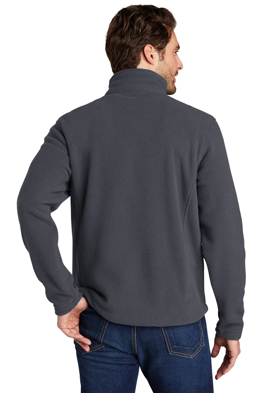 Port Authority Mens Fleece 1/4 Zip Sweatshirt - Iron Grey  Premium quality Clothing Port-Authority