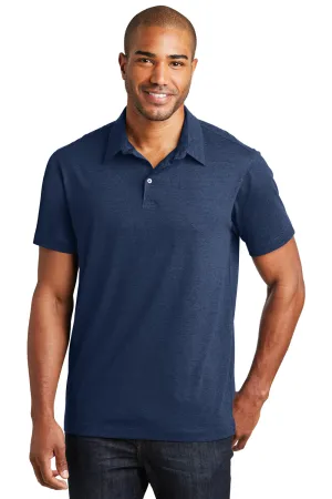 Port Authority Mens Meridian Short Sleeve Polo Shirt - Estate Blue - Closeout  Premium quality Clothing Port-Authority