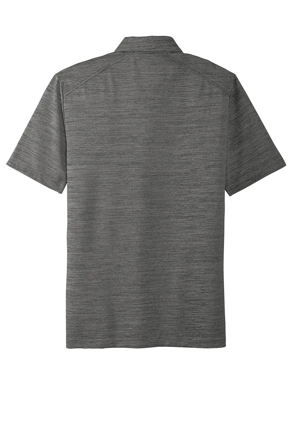 Port Authority Mens Moisture Wicking Short Sleeve Polo Shirt - Black/Thunder Grey  Premium quality Clothing Port-Authority