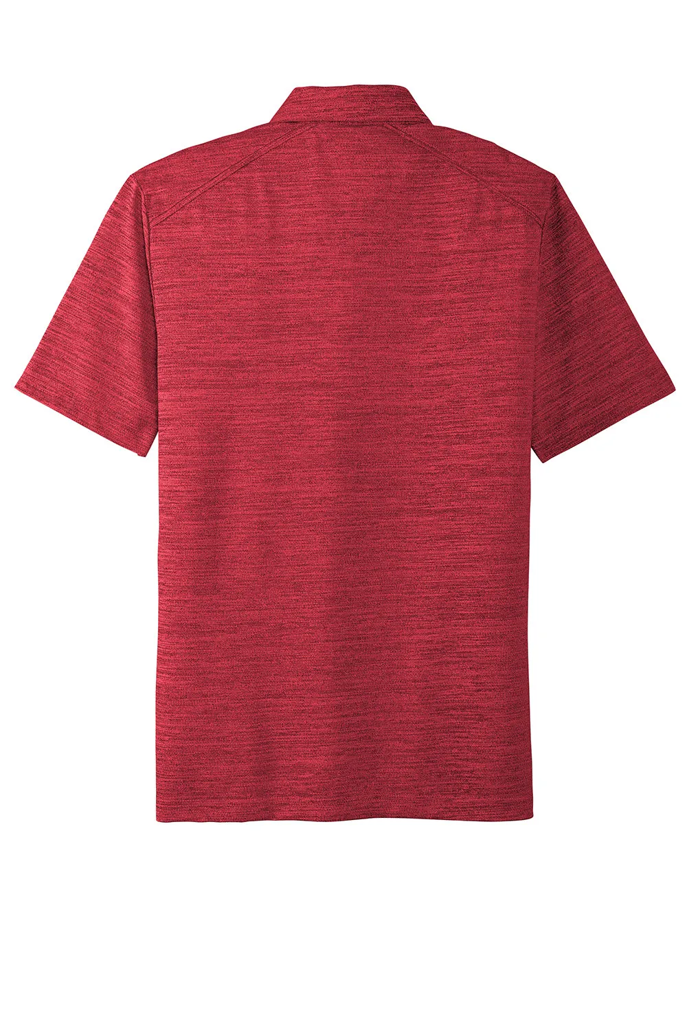 Port Authority Mens Moisture Wicking Short Sleeve Polo Shirt - Red/Black - Closeout  Premium quality Clothing Port-Authority