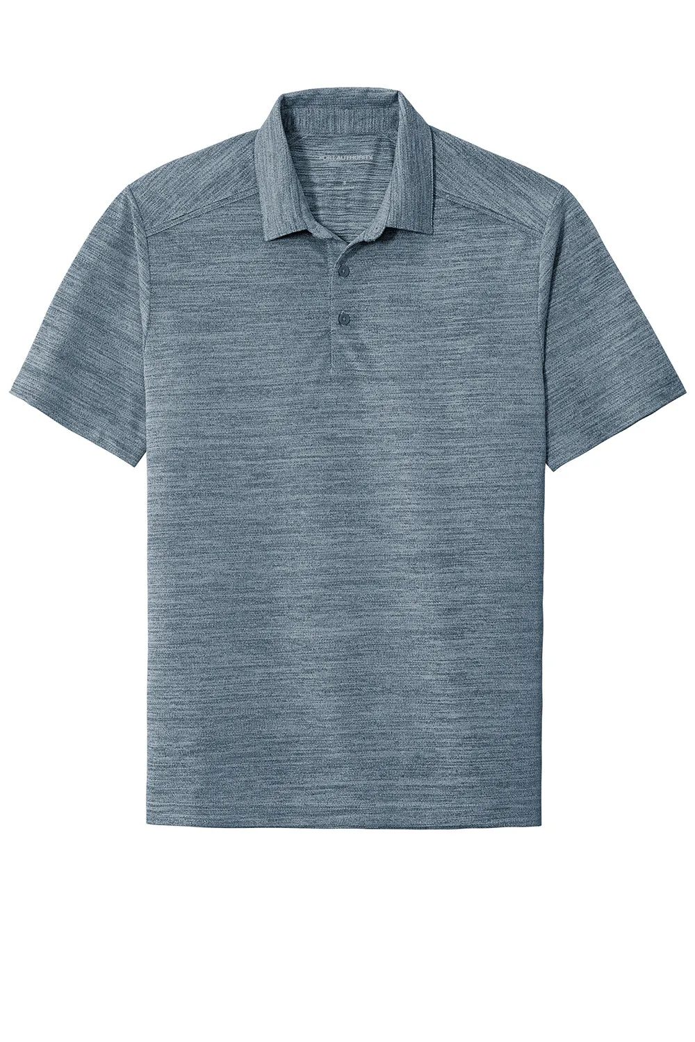 Port Authority Mens Moisture Wicking Short Sleeve Polo Shirt - Regatta Blue/Gusty Grey  Premium quality Clothing Port-Authority