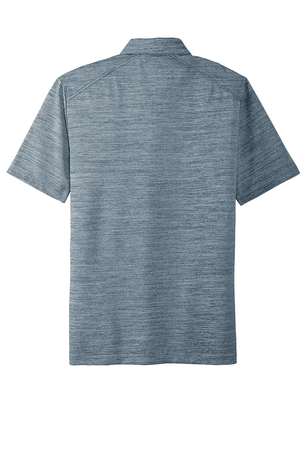 Port Authority Mens Moisture Wicking Short Sleeve Polo Shirt - Regatta Blue/Gusty Grey  Premium quality Clothing Port-Authority