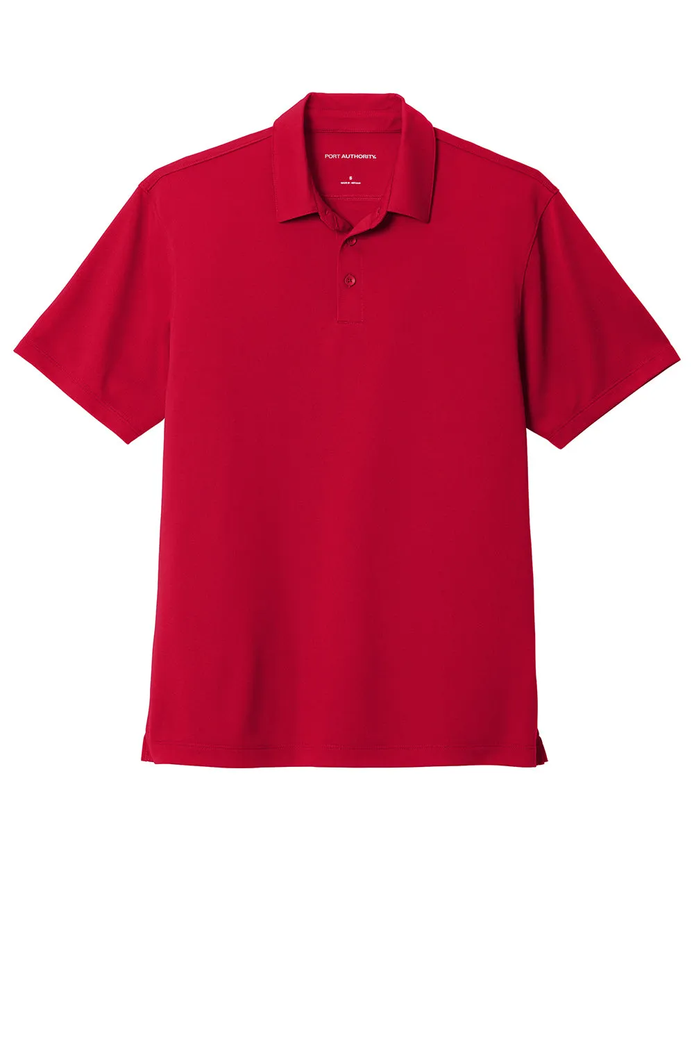Port Authority Mens Moisture Wicking Short Sleeve Polo Shirt - Rich Red  Premium quality Clothing Port-Authority